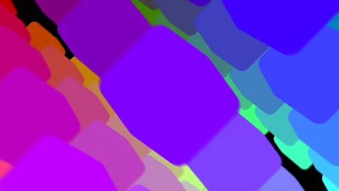 Abstract 3d render, rotating cubes, modern animation, geometric background Stock Footage 115877814