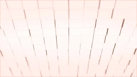 Abstract 3d render rotating cubes modern animation background on seamless loop. Stock Footage 124498966