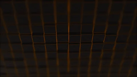 Abstract 3d render rotating cubes modern animation background on seamless loop. Stock Footage 124500627