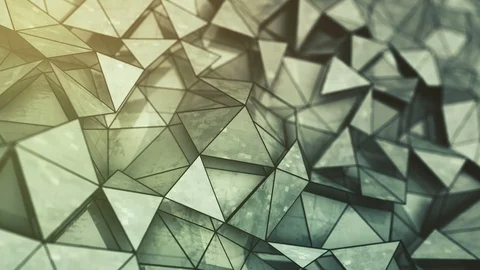 Abstract 3d rendering of chaotic structure loopable animation 4k UHD 3840x2160 Stock Footage 129672147