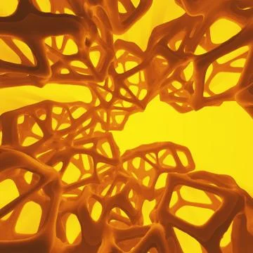 Abstract 3d rendering concept of high poly sphere with chaotic mesh grid Illustrazione stock