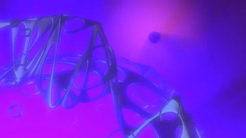 Abstract 3d rendering concept of high poly sphere with chaotic mesh grid Illustrazione stock