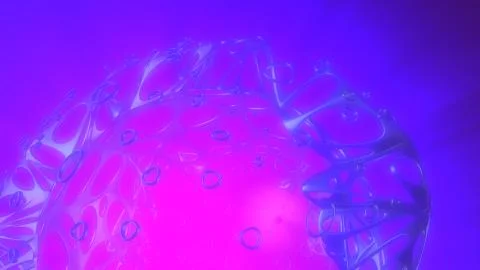 Abstract 3d rendering concept of high poly sphere with chaotic mesh grid Stock Illustration