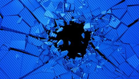 Abstract 3D Rendering of Cracked Surface Illustrazione stock