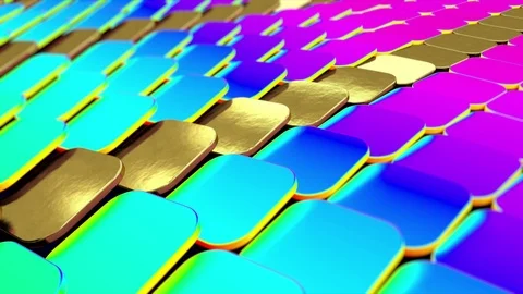 Abstract 3d rendering with cubes, animated background. Stock Footage 126037986