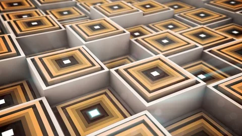 Abstract 3d rendering with cubes, animated background. Stock Footage 126041549