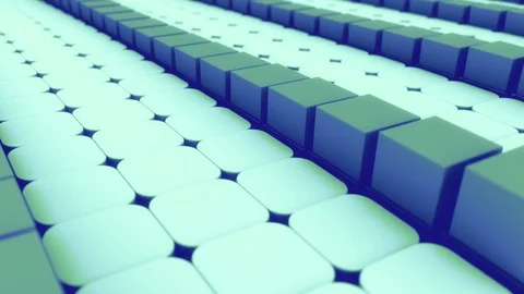 Abstract 3d rendering with cubes, animated background. Stock Footage 126219033