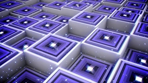 Abstract 3d rendering with cubes, animated background. Stock Footage 127424716