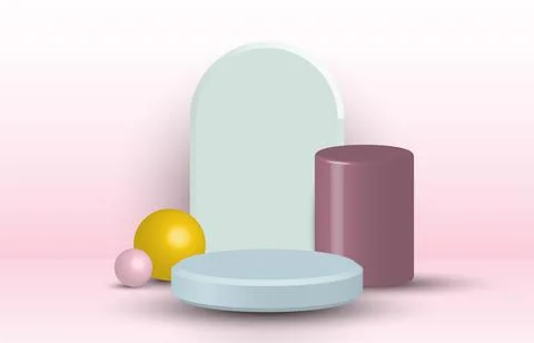 Abstract 3D rendering design artwork of geometric style pattern. Stock Illustration