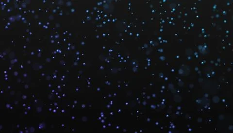 Abstract 3D Rendering of Flying Polygonal Spheres Stock Illustration