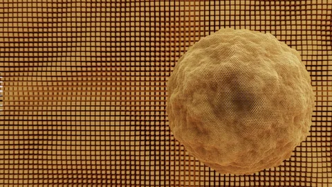 Abstract 3d rendering of geometric shapes Stock Footage 204127625