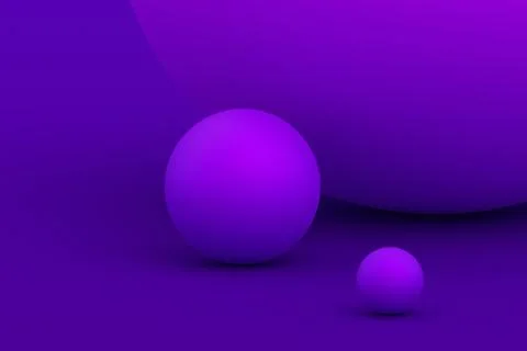 Abstract 3D Rendering of Geometric Shapes. Illustrazione stock