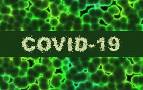 Abstract 3d rendering illustration of a covid 19 coronavirus disease spreadin Stock Illustration
