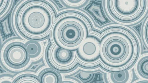 Abstract 3d rendering loop animation. Blue colored geometric background 4K UHD Video stock 160253207