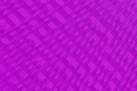 Abstract 3D rendering of matte plastic waves Stock Illustration
