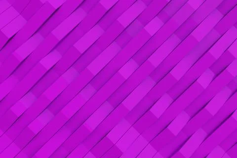 Abstract 3D rendering of matte plastic waves Illustrazione stock