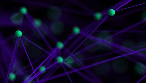 Abstract 3D Rendering of Modern Background. Illustrazione stock