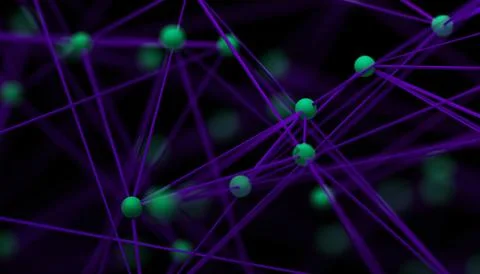 Abstract 3D Rendering of Modern Background. Stock Illustration