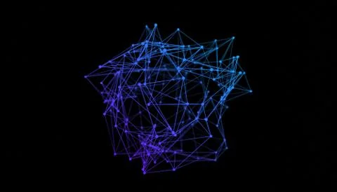 Abstract 3D Rendering of Modern Background. Stock-Illustration