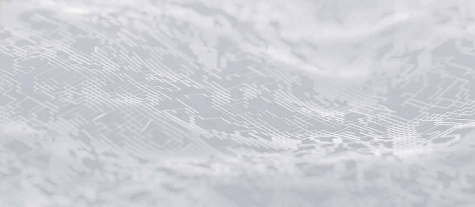 Abstract 3D Rendering of Modern Background Stock Illustration