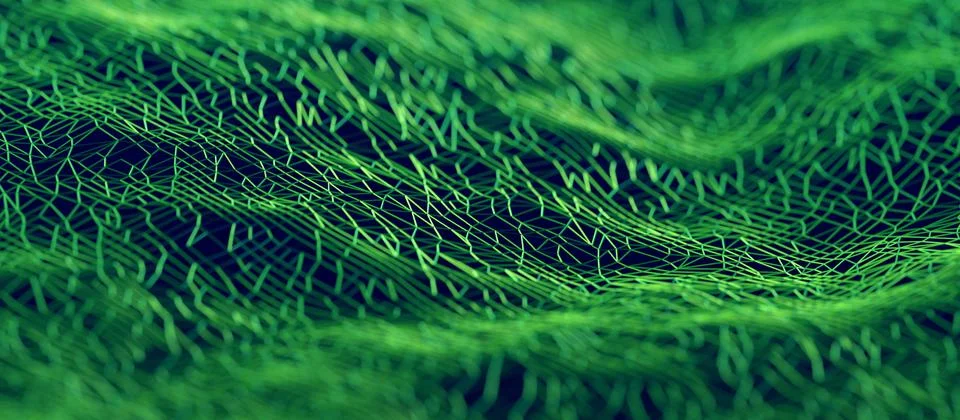 Abstract 3D Rendering of Modern Background Stock Illustration