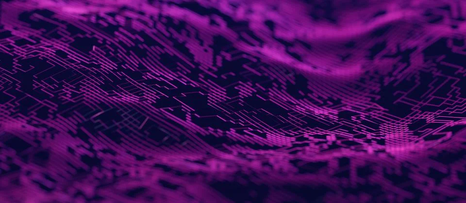 Abstract 3D Rendering of Modern Background Illustrazione stock