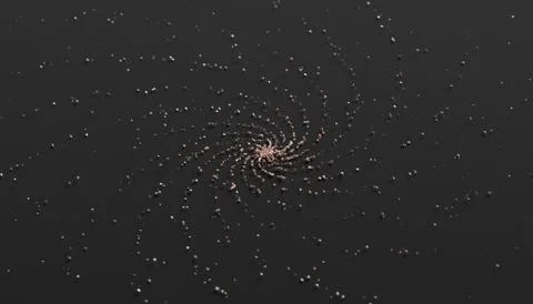 Abstract 3D Rendering of a Modern Background Illustrazione stock