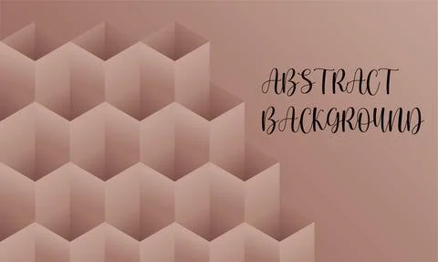 Abstract 3d rendering of a modern geometric background. Stock Illustration