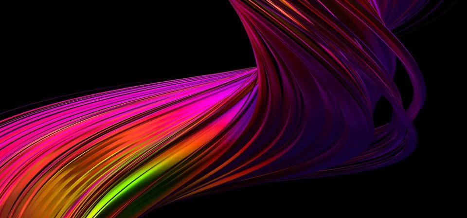 Abstract 3D Rendering of a Modern Shape Illustrazione stock