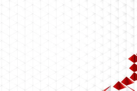 Abstract 3d rendering of red white surface イラスト素材