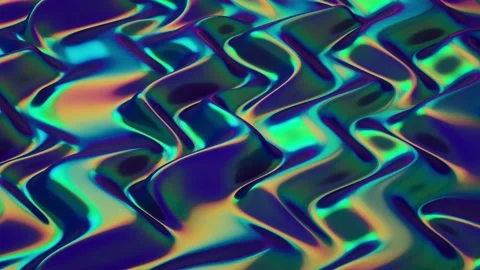 Abstract 3d rendering of seamless looped smooth surface colorful animation 스톡 동영상 140093699