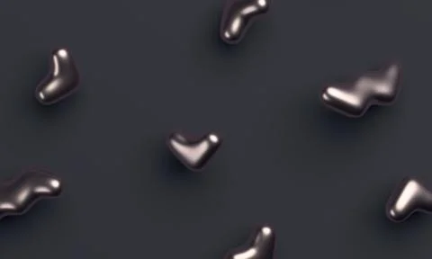 Abstract 3D Rendering of Simple Shapes Stock Illustration