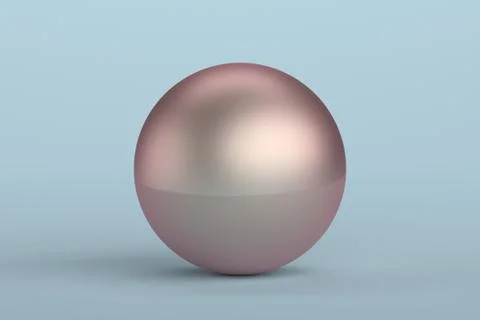 Abstract 3D Rendering of the Sphere. Illustrazione stock