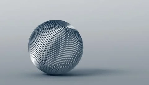 Abstract 3D Rendering of the Sphere Stock-Illustration