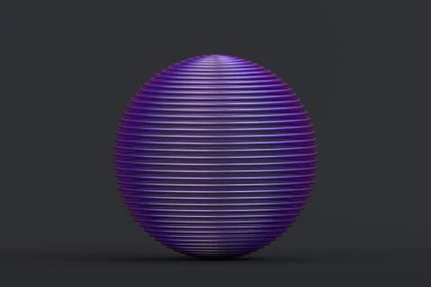 Abstract 3D Rendering of the Sphere Stock-Illustration