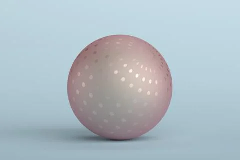 Abstract 3D Rendering of the Sphere. Stock Illustration