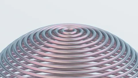 Abstract 3D Rendering of the Sphere Stock-Illustration