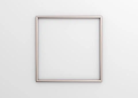 Abstract 3D Rendering of Square Shape Stock-Illustration