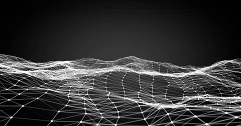 Abstract 3d rendering technology plexus white dynamic digital surface Видео 85193256