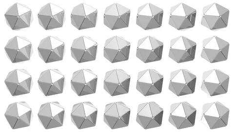 Abstract  3d rendering of triangular texture. Stock Footage 106472296