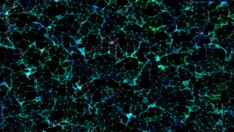 Abstract 3d rendering,technology plexus dynamic digital surface movement on Stock Footage 108470404