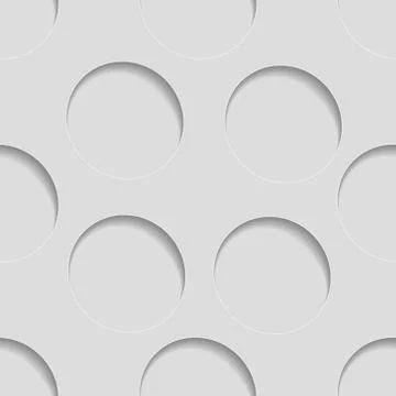 Abstract 3d seamless background. See others in a Perforated Paper Set. Vector Illustrazione stock
