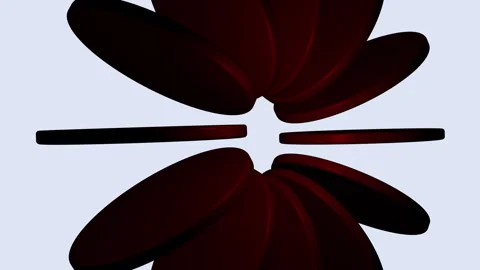 Abstract 3D Shape Array Motion Background  Dynamic Geometric Loop Animation Video stock 331007074