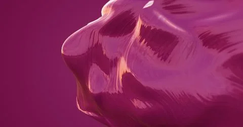 Abstract 3D Shape With Digital Numbers Stockillustratie