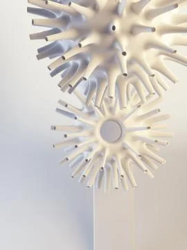 Abstract 3d shape Stock Illustration