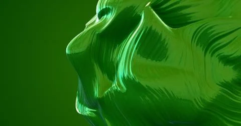 Abstract 3D Shape With Numbers Illustrazione stock