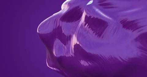 Abstract 3D Shape With Numbers Stockillustratie