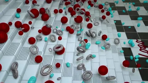 Abstract 3D Shapes Logo Intro 스톡 After Effects