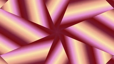 Abstract 3D Shapes Rotating in Pink Hues. Stock Footage 328505457