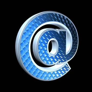 Abstract 3d sign with blue pattern texture - web abstract 3d sign with blu... Foto stock